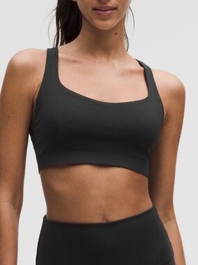 Lululemon FlexyFlex Strappy Yoga Bra, black